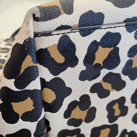 Coach Ocelot Leopard Shopper Tote - Picture 4 of 9